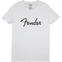 Fender Lifestyle Spaghetti Logo Men's Tee White S 9193010506