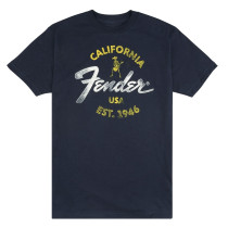 Fender Lifestyle Baja Blue T-Shirt Blue M 9190117406