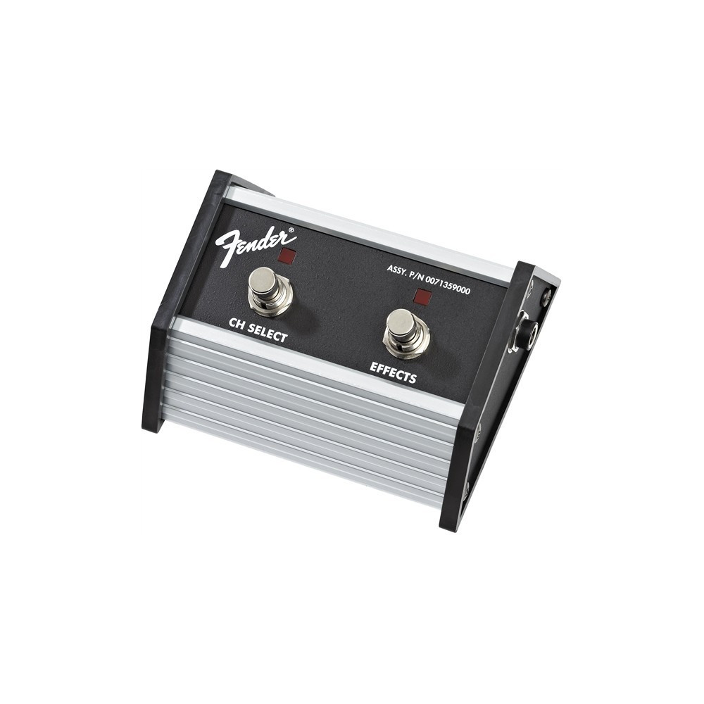 Fender 2-Button Footswitch: Channel Select / Effects On/Off with 1/4" Jack  0071359000