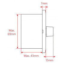 CONTR. DI VOLUME MURALE HELVIA MURA 260 60W 11POS