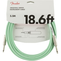 Cavo Fender Original Series Straight/Straight 18.6'(5,5m)  Surf Green 0990520058