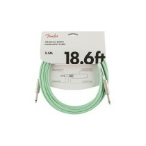 Cavo Fender Original Series Straight/Straight 18.6'(5,5m)  Surf Green 0990520058