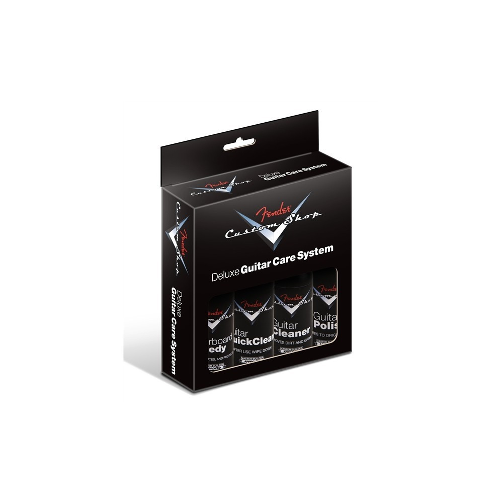 Kit Pulizia Fender Custom Shop Deluxe Guitar Care System 4 Pack  0990539000
