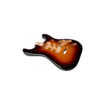 Corpo Fender Deluxe Series Stratocaster HSH Alder 2-Point Bridge Mount 3-Color Sunb 0997103700