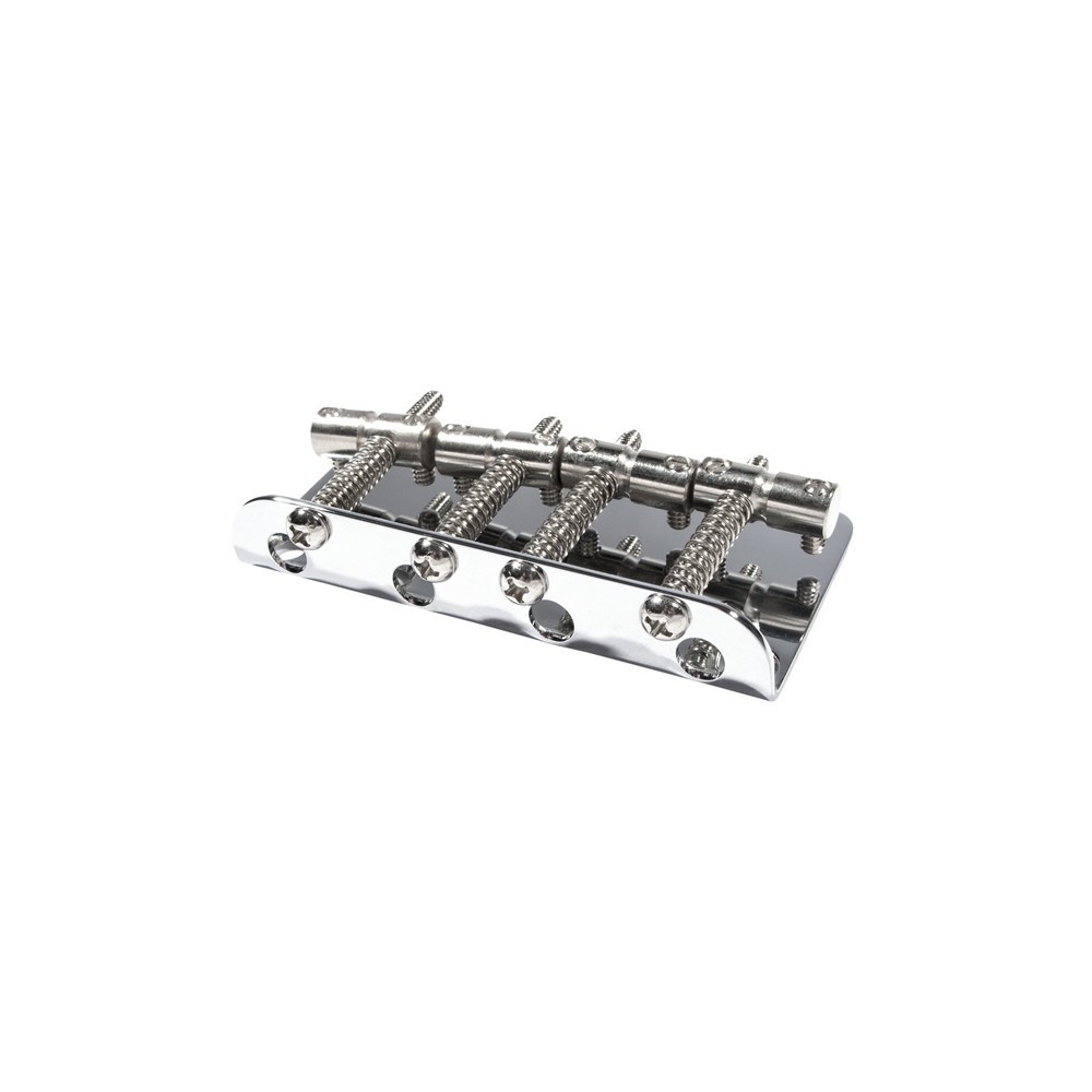 Fender Parts Pure Vintage '70s Jazz Bass Bridge Assembly Chrome 0055257049