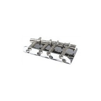Fender Parts Pure Vintage '70s Jazz Bass Bridge Assembly Chrome 0055257049