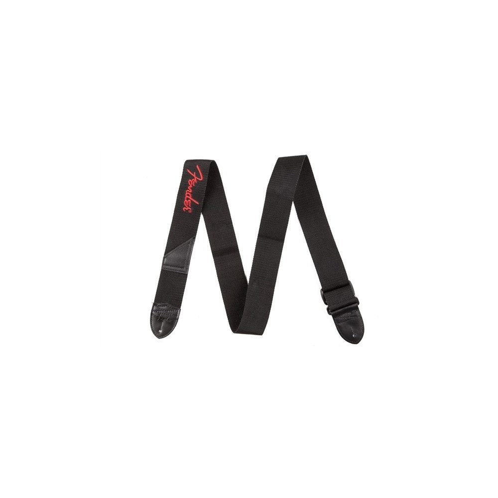 Tracolla Fender 2" Black Poly w/ Red Logo  0990662015