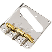Ponte Fender 3-Saddles Top-Load/String-Through Tele� Bridge with CompensBrass Bullet 0990808000