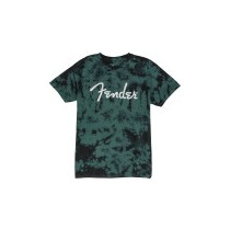 Fender Tie-Dye Logo T-Shirt, Blue, XXL 9122421806