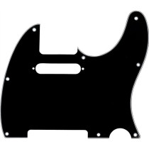 Fender Parts Pickguard Telecaster 8-Hole Mount Black, 3-Ply 0991356000