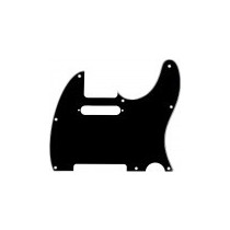Fender Parts Pickguard Telecaster 8-Hole Mount Black, 3-Ply 0991356000