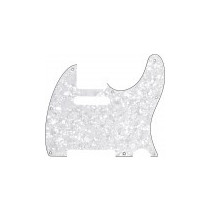 Fender Parts Pickguard Telecaster 8-Hole Mount White Pearl, 4-Ply 0992150000