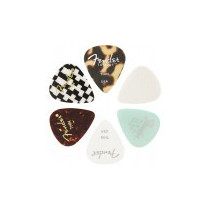 Plettri Fender 351 Shape Material Medley Thin 6-pack 1980100100