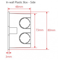 CONTR. DI VOLUME MURALE HELVIA MURA 205 5W 5POS