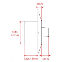 CONTR. DI VOLUME MURALE HELVIA MURA 330 30W 12POS 503E