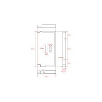 STAFFA A MURO PER ESTRO 8P - HYPER TOP 8A-P
