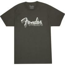 Fender Reflective Ink T-Shirt, Charcoal, M 9122521406