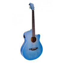 CHITARRA ACUSTICA SOUNDSATION SAGUARO-HW-CE BL