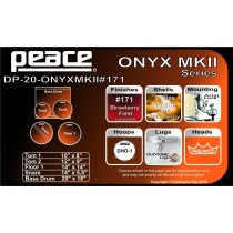 BATTERIA PEACE ONYX II DP-20ONYX-MKII-5 171 Strawberry fields