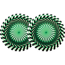 2x Zomo Slipmats Saw - verde 0020102923