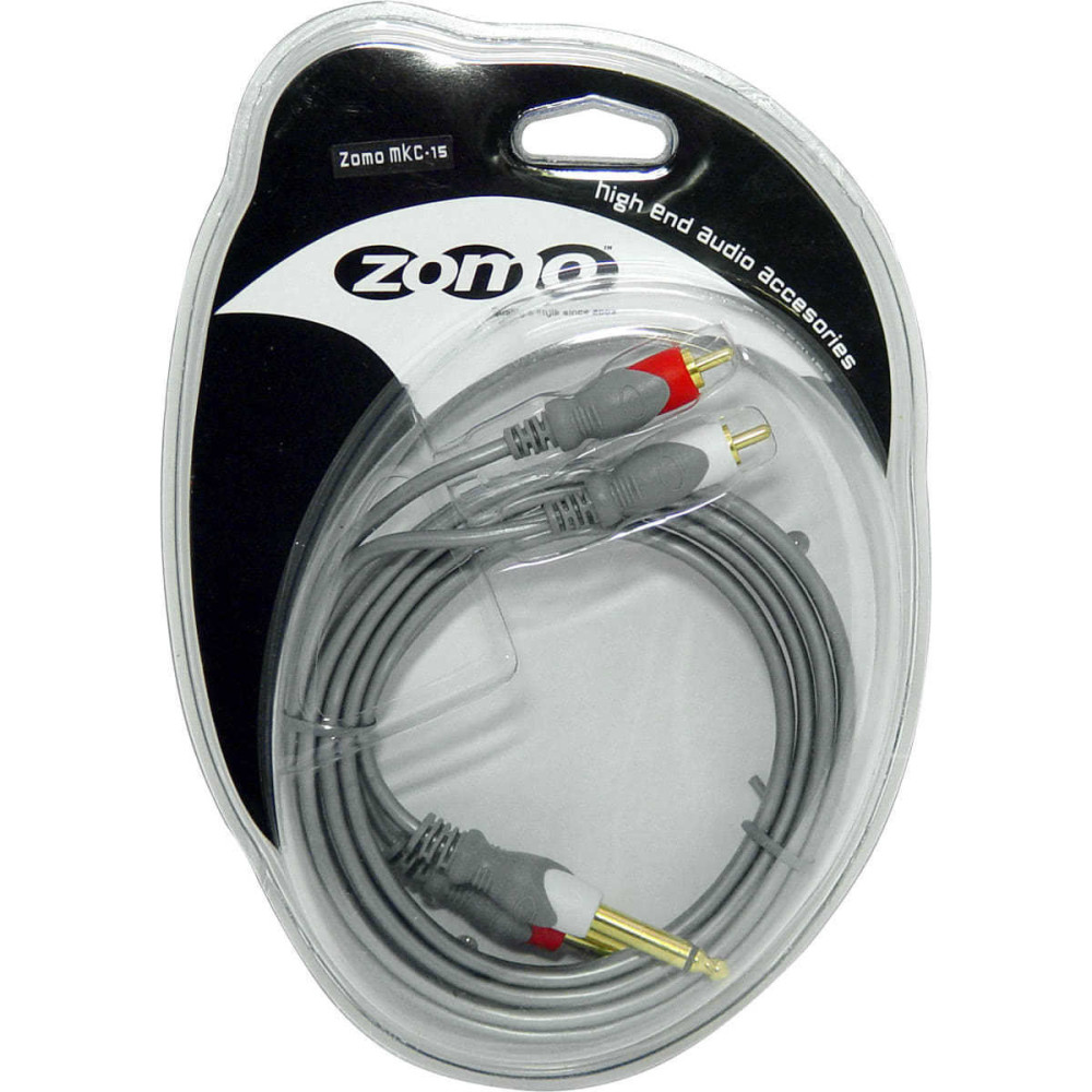 Zomo Cavo MKC-15 - 2x 6.3 mm jack - RCA - 1.5 m 0020103453