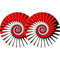 2x Zomo Slipmats - Paint - rosso 0020103814
