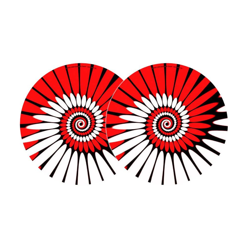 2x Zomo Slipmats - Paint - rosso 0020103814