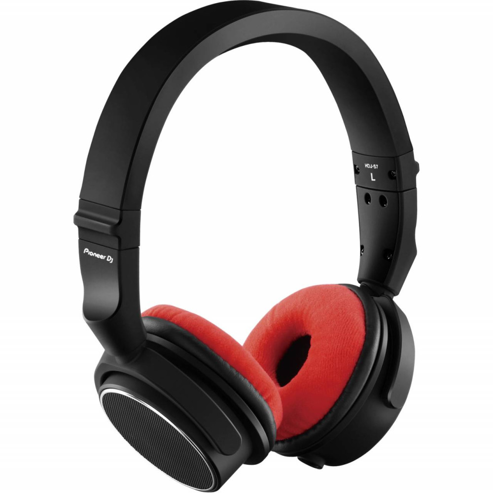 Zomo Set di cuscinetti VELOUR per Pioneer HDJ-S7 - rosso 0030101011