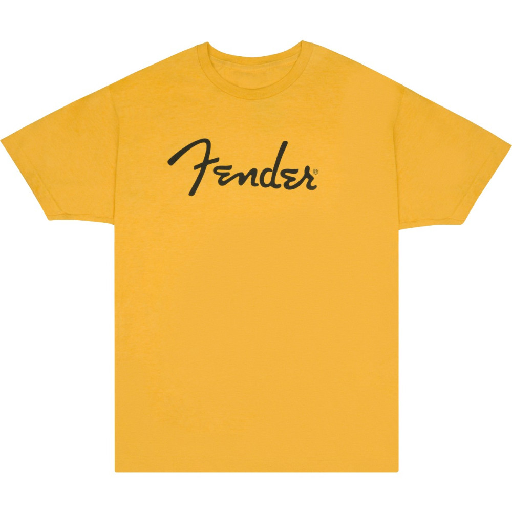 T-Shirt Fender Spaghetti Logo  Butterscotch, M 9192122406