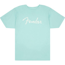T-Shirt Fender Spaghetti Logo  Daphne Blue, S 9192222306