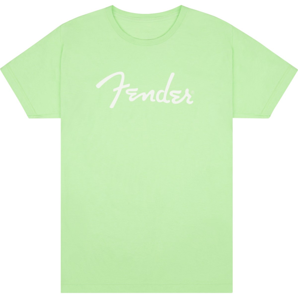 T-Shirt Fender Spaghetti Logo  Surf Green, XL 9192022606