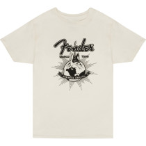 T-Shirt Fender World Tour  Vintage White, L 9192822506