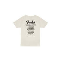 T-Shirt Fender World Tour  Vintage White, S 9192822306