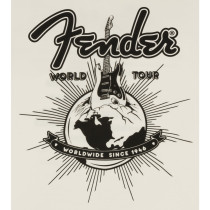 T-Shirt Fender World Tour  Vintage White, XL 9192822606