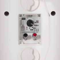 COPPIA DIFFUSORI A PARETE IP-65 HELVIA LIDO-420 WPW BIANCO