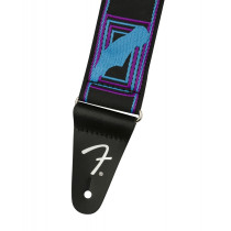 Tracolla Fender Neon Monogrammed  Blue and Purple, 2" 0990681305