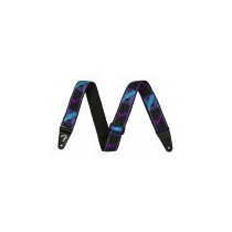 Tracolla Fender Neon Monogrammed  Blue and Purple, 2" 0990681305