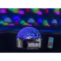 CRYSTAL BALL SOUNDSATION CB-630B 6X3W LED RGB BT