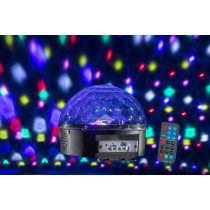 CRYSTAL BALL SOUNDSATION CB-630B 6X3W LED RGB BT