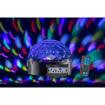 CRYSTAL BALL SOUNDSATION CB-630B 6X3W LED RGB BT
