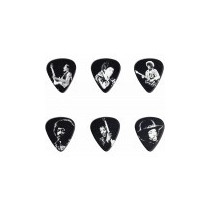 BOX IN METALLO 12 PLETTRI DUNLOP JIMI HENDRIX JHPT06M MEDIUM