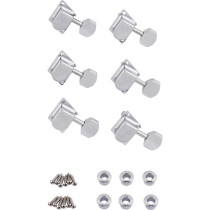 Fender Parts 70s "F" Style Stratocaster/Telecaster Tuning Machines Chrome (6)  Chrome 0990822100