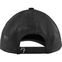 Fender 6 Panel Mesh Back Pick Pocket Hat Black 9122421300