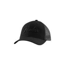Fender 6 Panel Mesh Back Pick Pocket Hat Black 9122421300