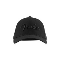Fender 6 Panel Mesh Back Pick Pocket Hat Black 9122421300