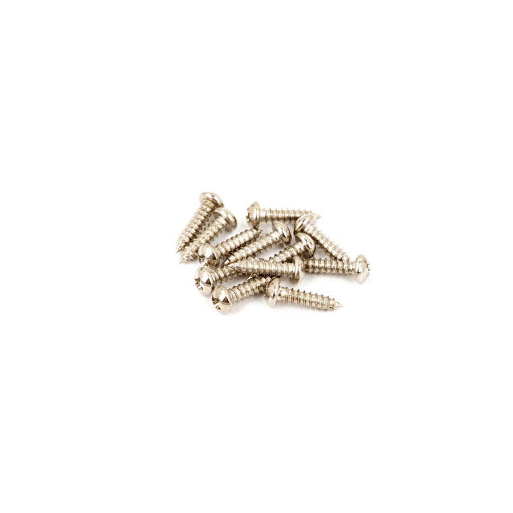 Fender Parts Pure Vintage Tuning Machine Mounting Screws Nickel-Plated Nickel 0011357049