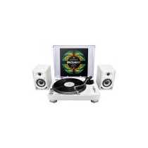 COPPIA DESKTOP MONITOR SPEAKERS PIONEER DM-40-W ex-demo