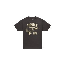 T-Shirt Fender Wings To Fly  Vintage Black, L 9192828506