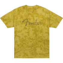 T-shirt Fender Spaghetti Logo Tie-Dye  Mustard, XL 9122431606