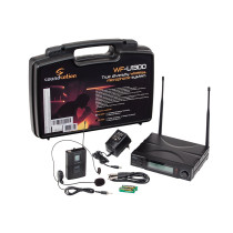 RADIOMICROFONO TRUE DIVERSITY UHF SOUNDSATION WF-U1300P 300 CANALI TX POCKET 823-832MHz